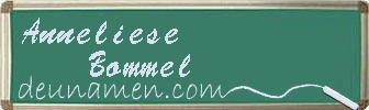 Anneliese Bommel Visitenkarte